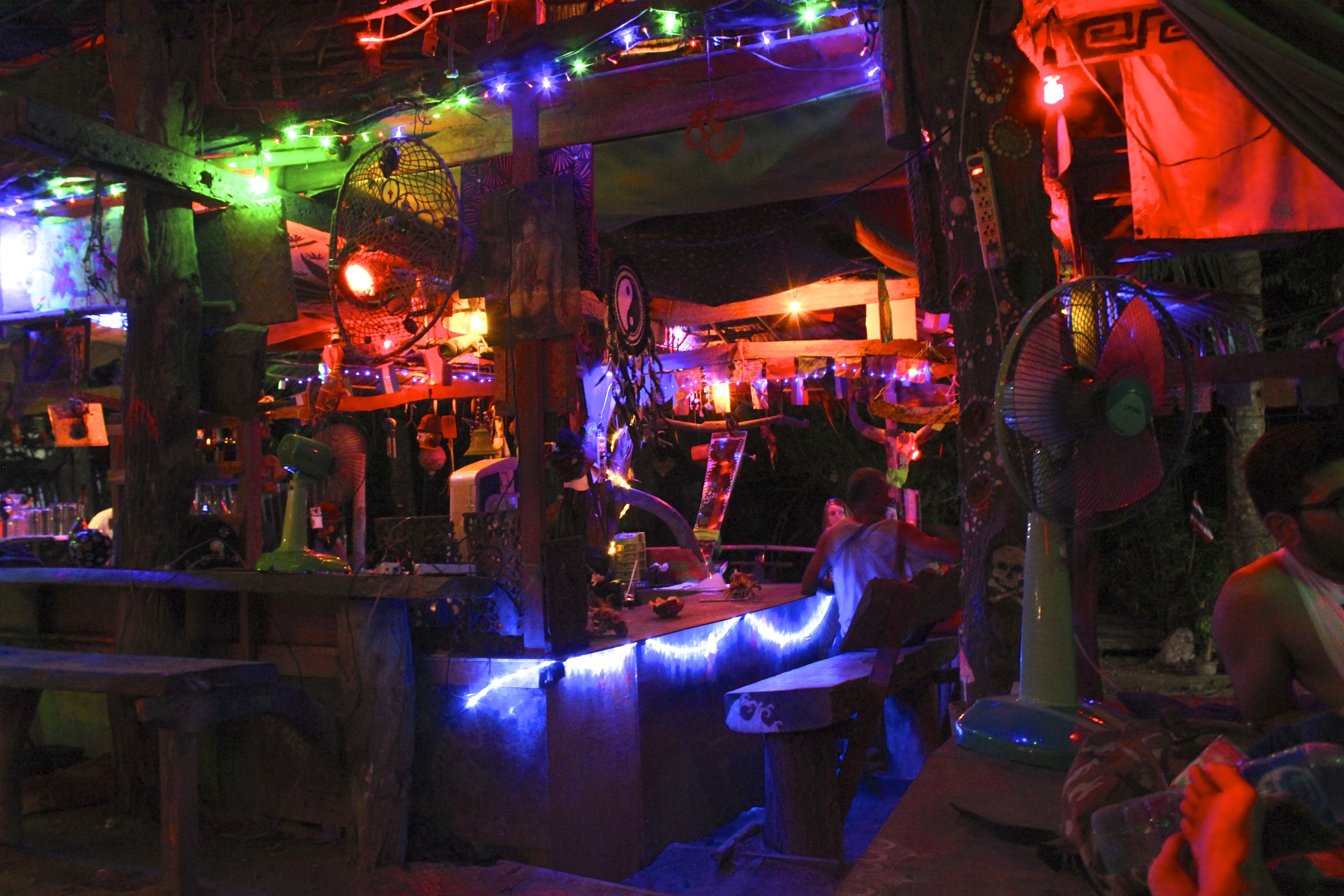 Sunset Pirate Bar all aglow!