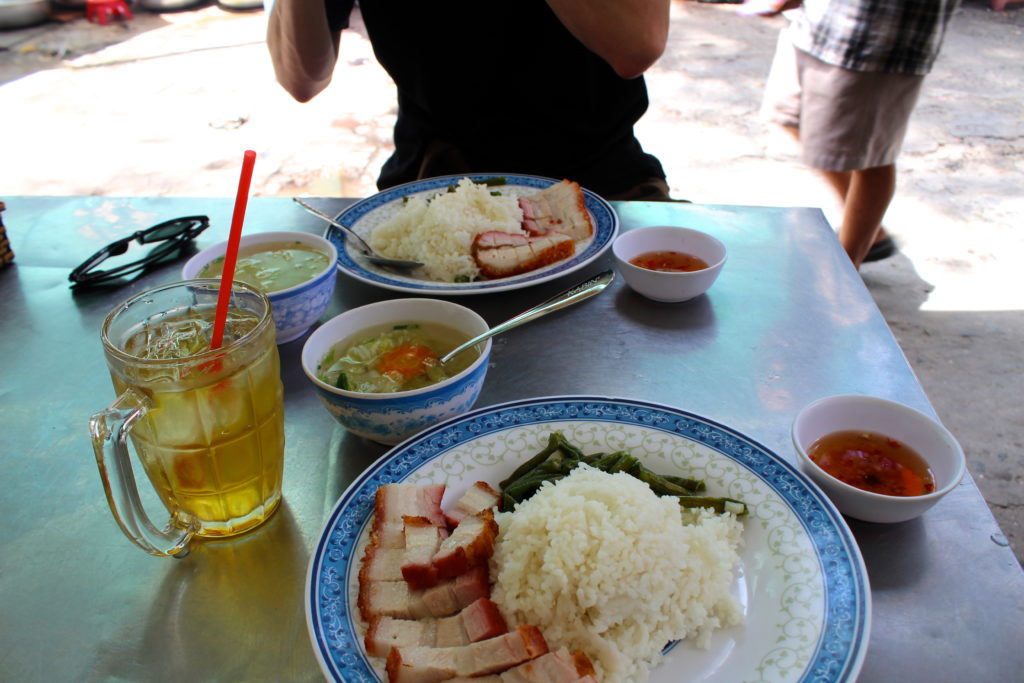 Street food in District 10 of Ho Chi Minh City.