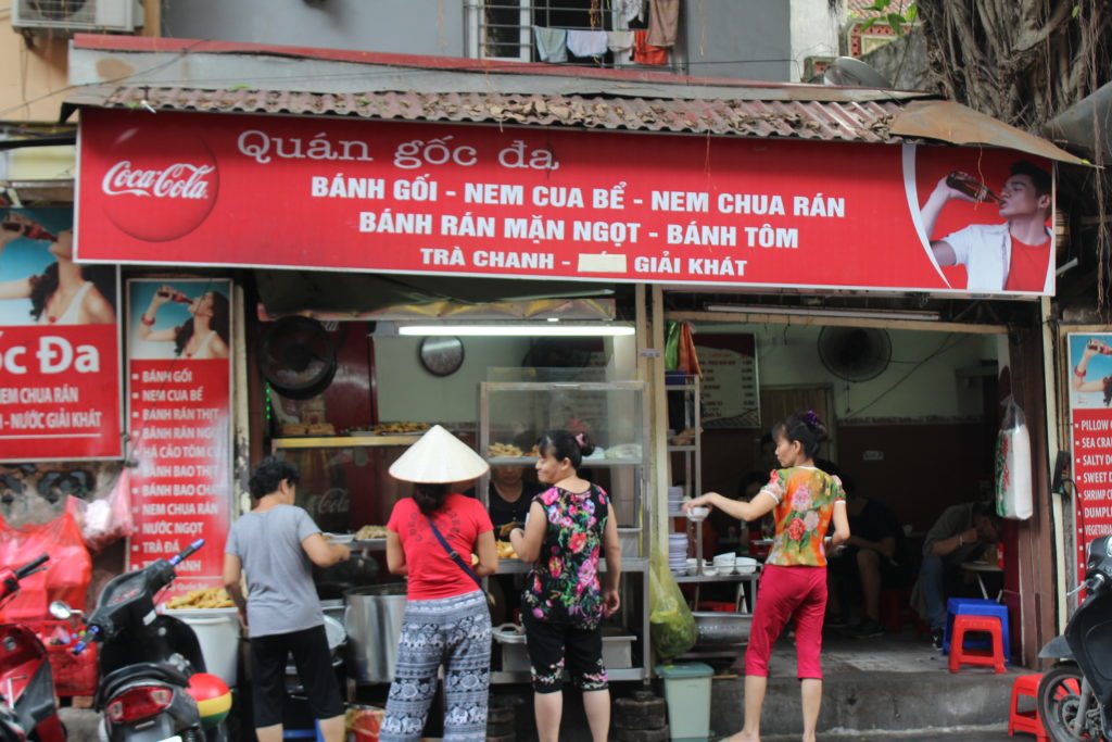 Banh goi is another delicious thing to try while in Hanoi!