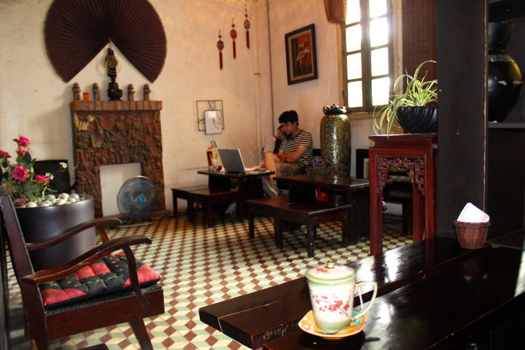 The Hanoi House is the perfect cozy spot to read, write, and relax.