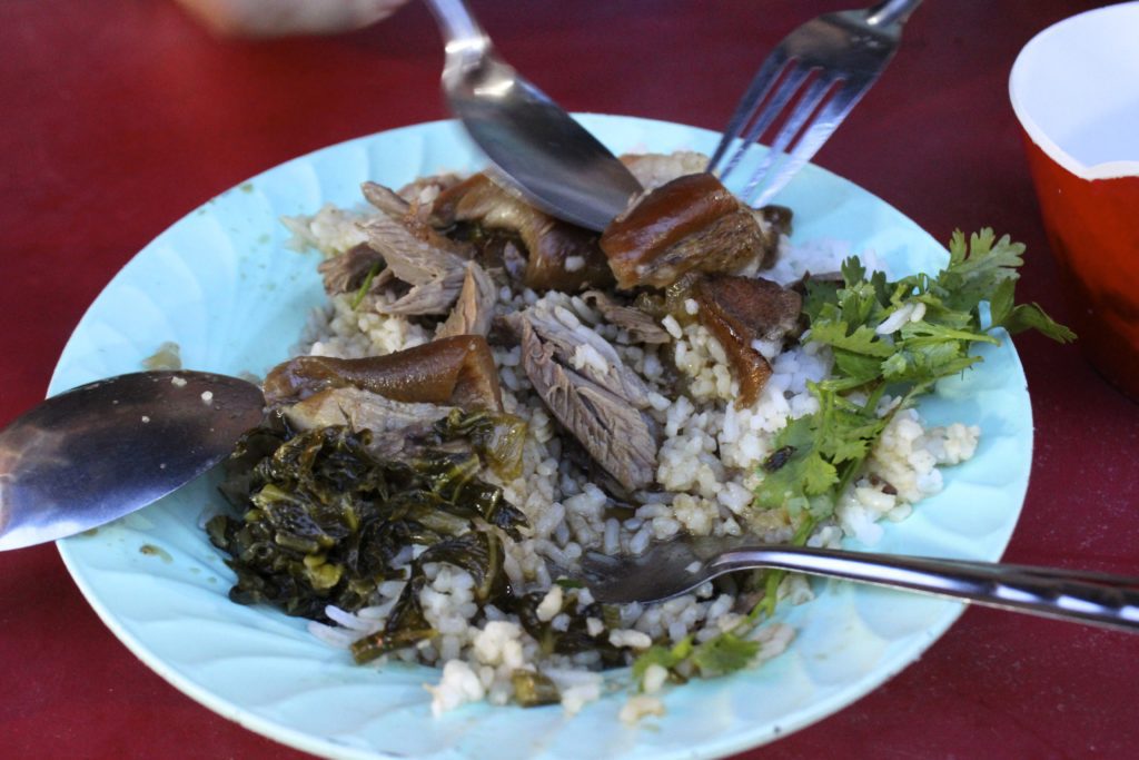 One of the many drool-worthy street dishes we gobbled up.