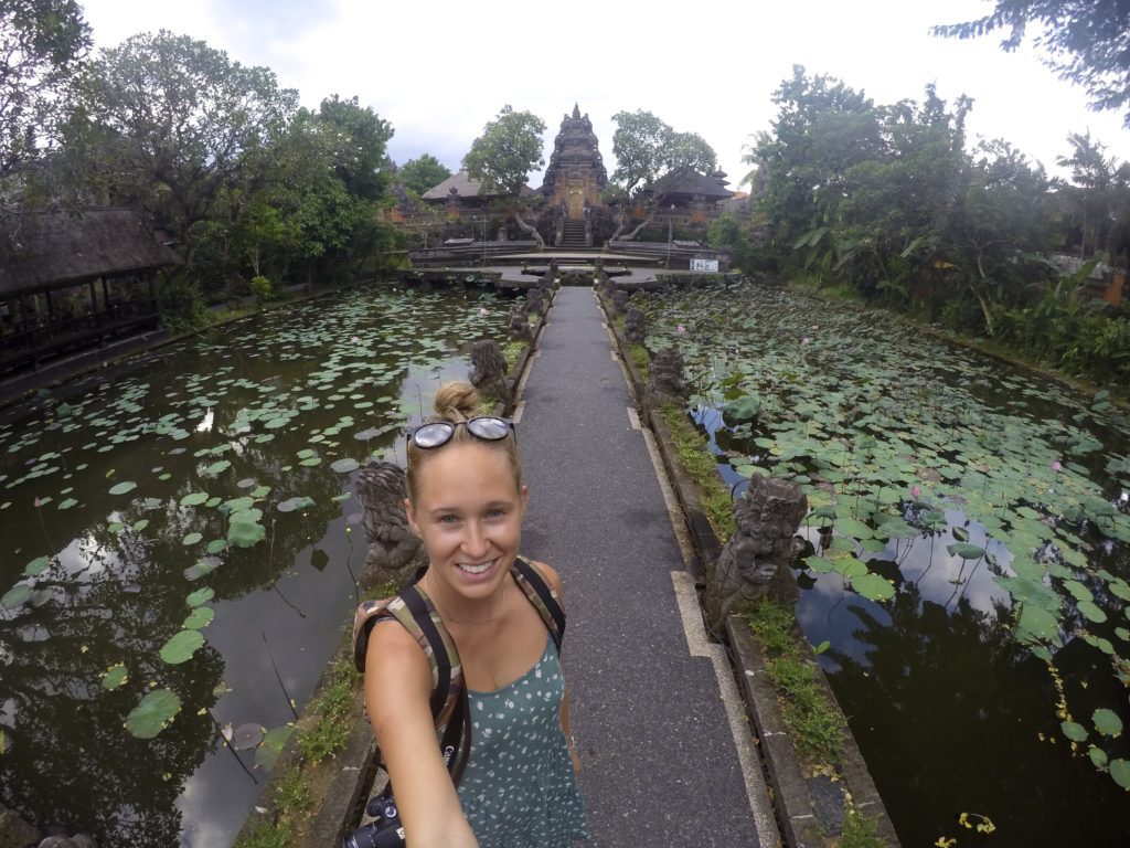 The stunning Pura Taman Kemuda Saraswati.