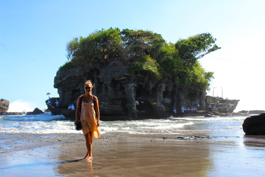 Experiencing Tanah Lot at low-tide is pretty cool.