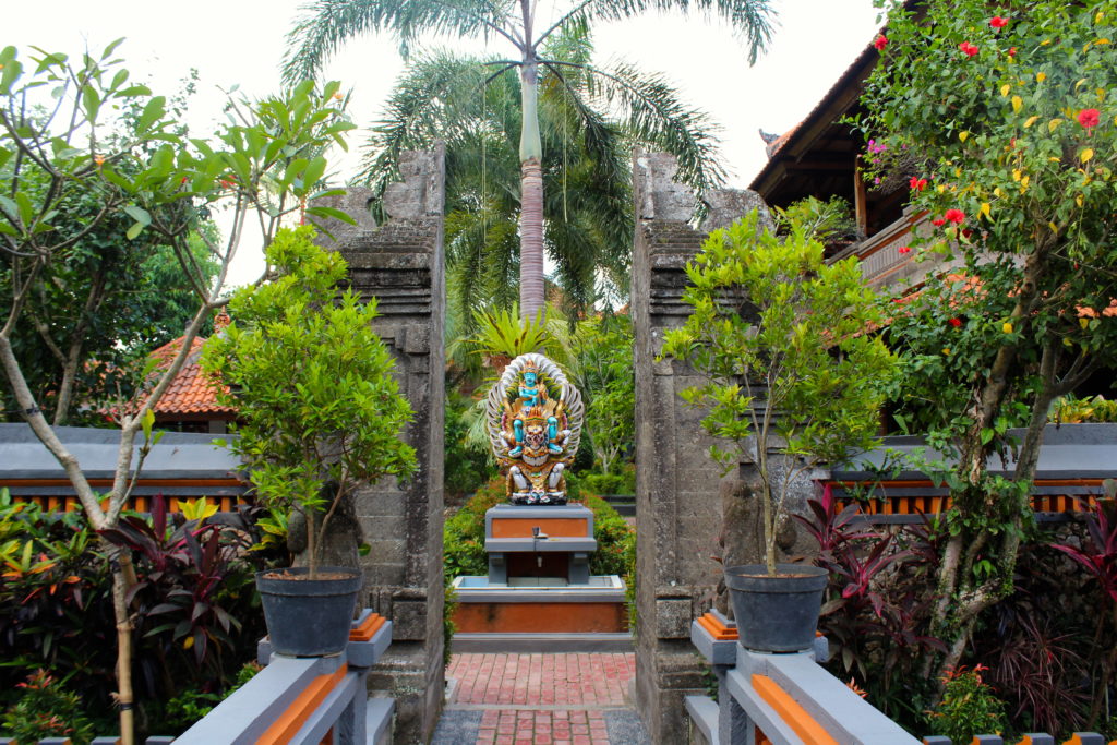 Entrance to Dewa Bharata Bungalows, Ubud.