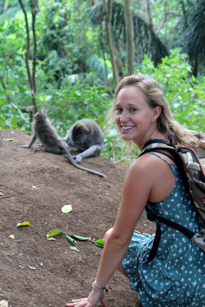 Monkeying around with the natives of the Monkey Forest!