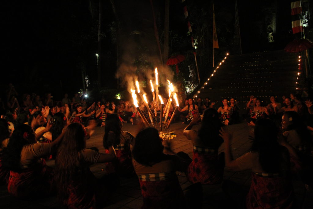 Kecak Fire Dance Performance, Ubud.