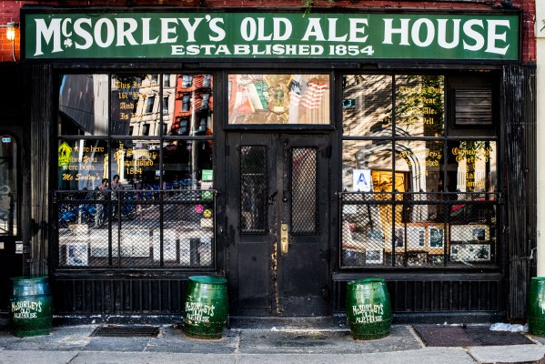 The historic McSorley's Old Ale House has hosted everyone from Abe Lincoln to John Lennon!