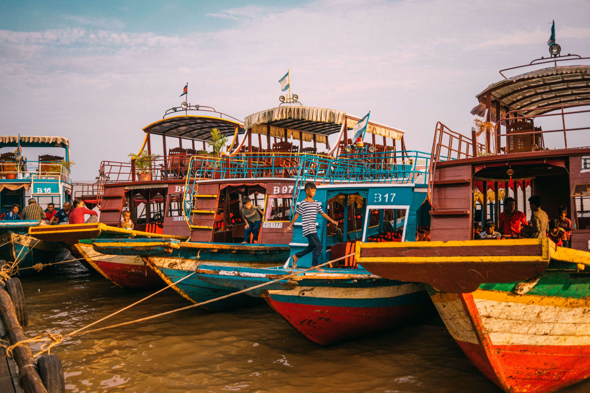 Floating Village of Chong Khneas, Chong Kneas, Floating Village, Siem Reap, Tonle Sap Lake, Cambodia, floating houses, house boat, southeast asia
