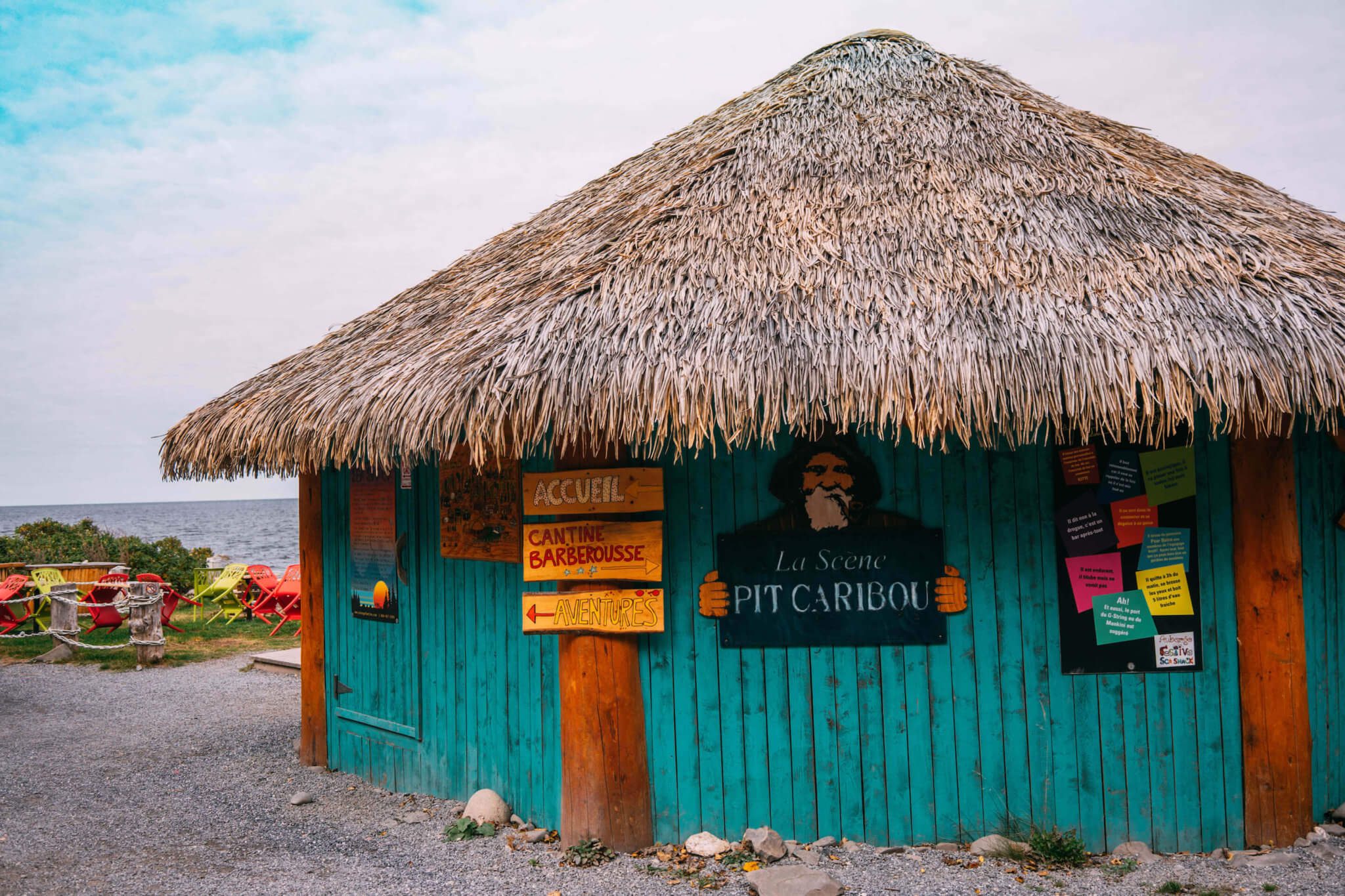 Québec Province Road Trip, Canada, HI Canada, HI Sea Shack, Sea Shack Hostel, Sea Shack Canada, Tiki Bar, Sea Shack Tiki Bar