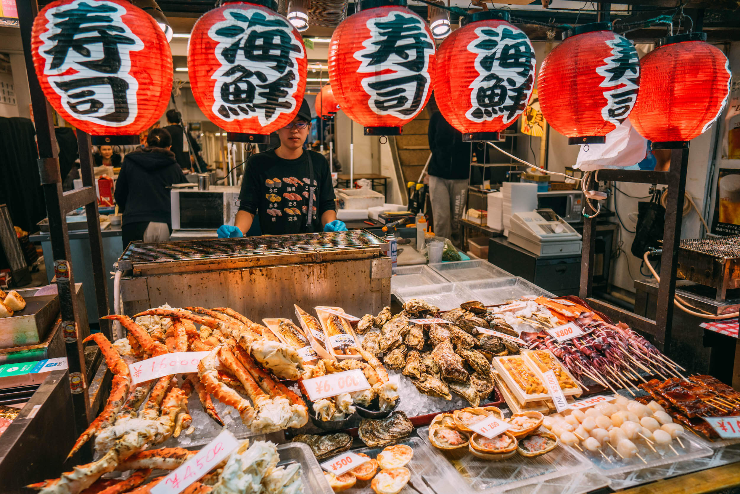 Top Things To Do in Osaka, Wanderluluu, Osaka, Osaka Japan, Kuromon Ichiba Market