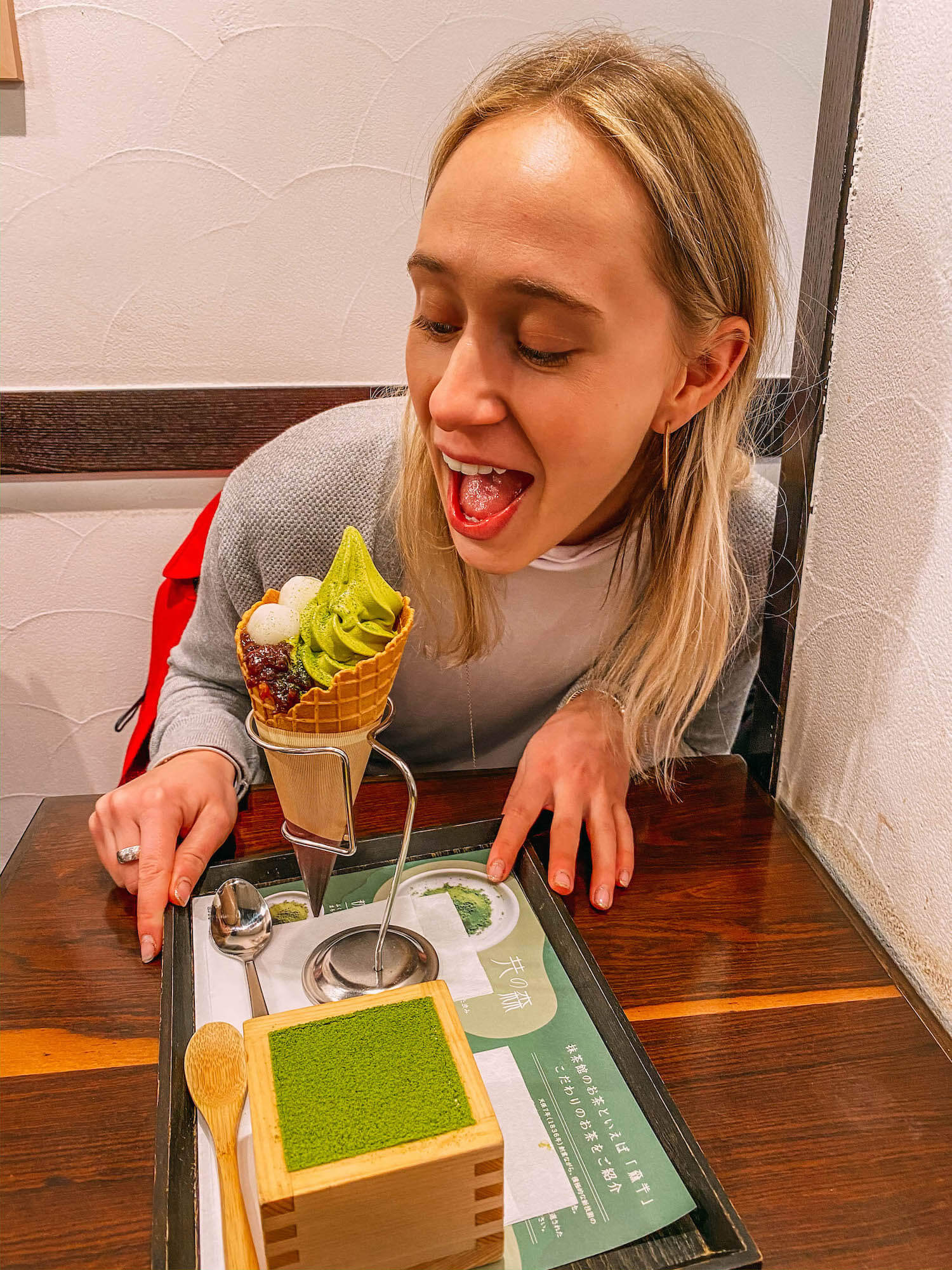 Wanderluluu Colombia Travel, Japan, Kyoto, 2 Day Itinerary Kyoto, Matcha House, Matcha Tiramisu