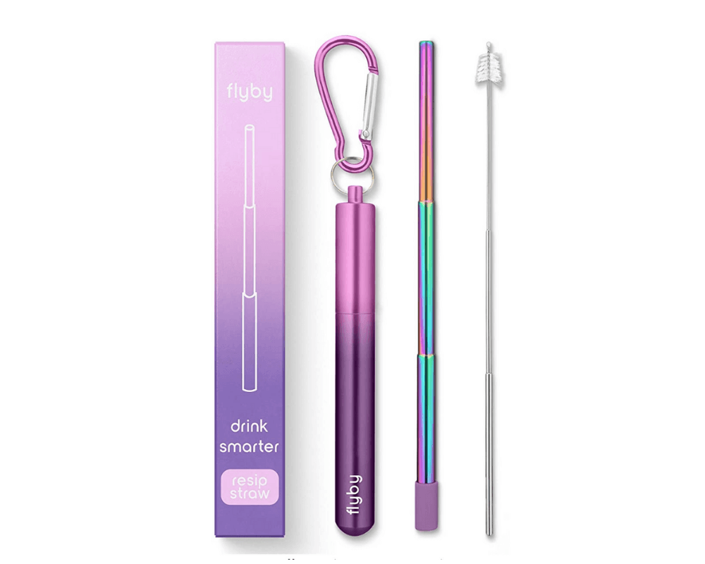 stocking stuffers for female travelers under $20 , 2020 female traveler gifts, reusable straw for travel