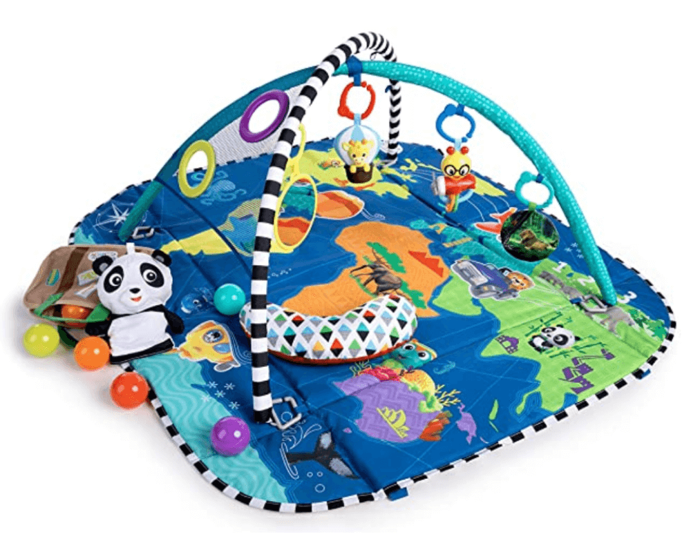 Travel Inspired Baby Gifts Perfect for Baby Showers, wanderluluu, travel gifts for kids, Baby Einstein travel themed play mat