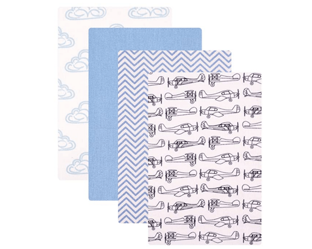 Travel Inspired Baby Gifts Perfect for Baby Showers, wanderluluu, travel gifts for kids, airplane travel receiving blankets for baby