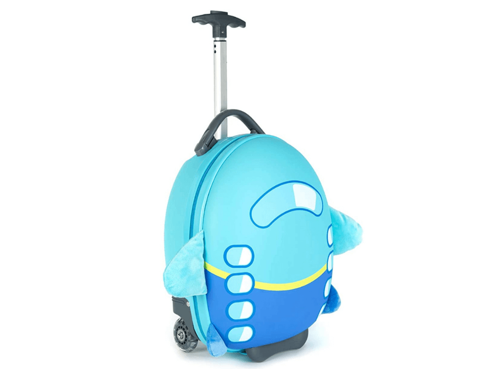 kids airplane luggage, travel luggage, travel themed gifts for kids and toddlers