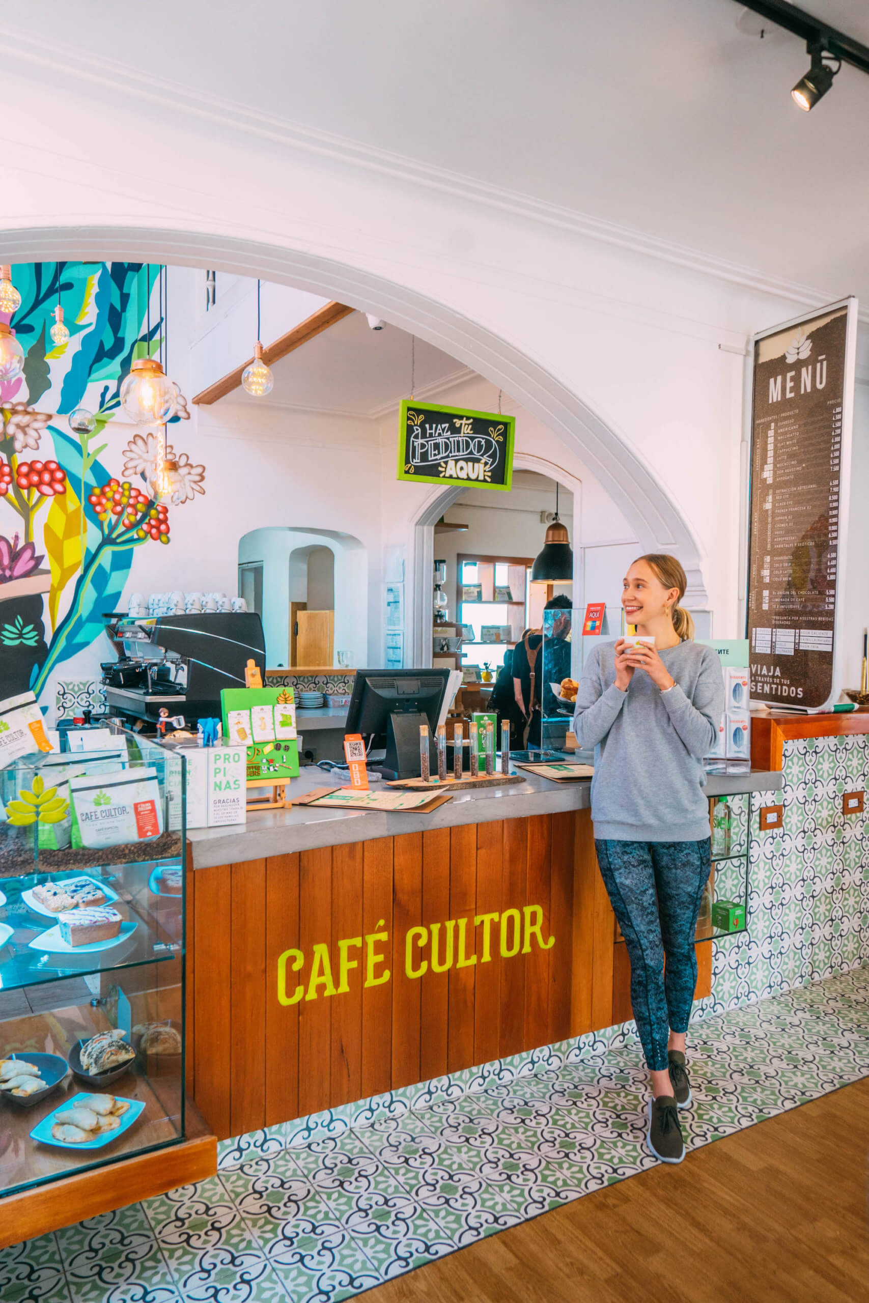 best cafes in Bogota colombia, cool cafes in Bogota, cafe cultor, wanderluluu