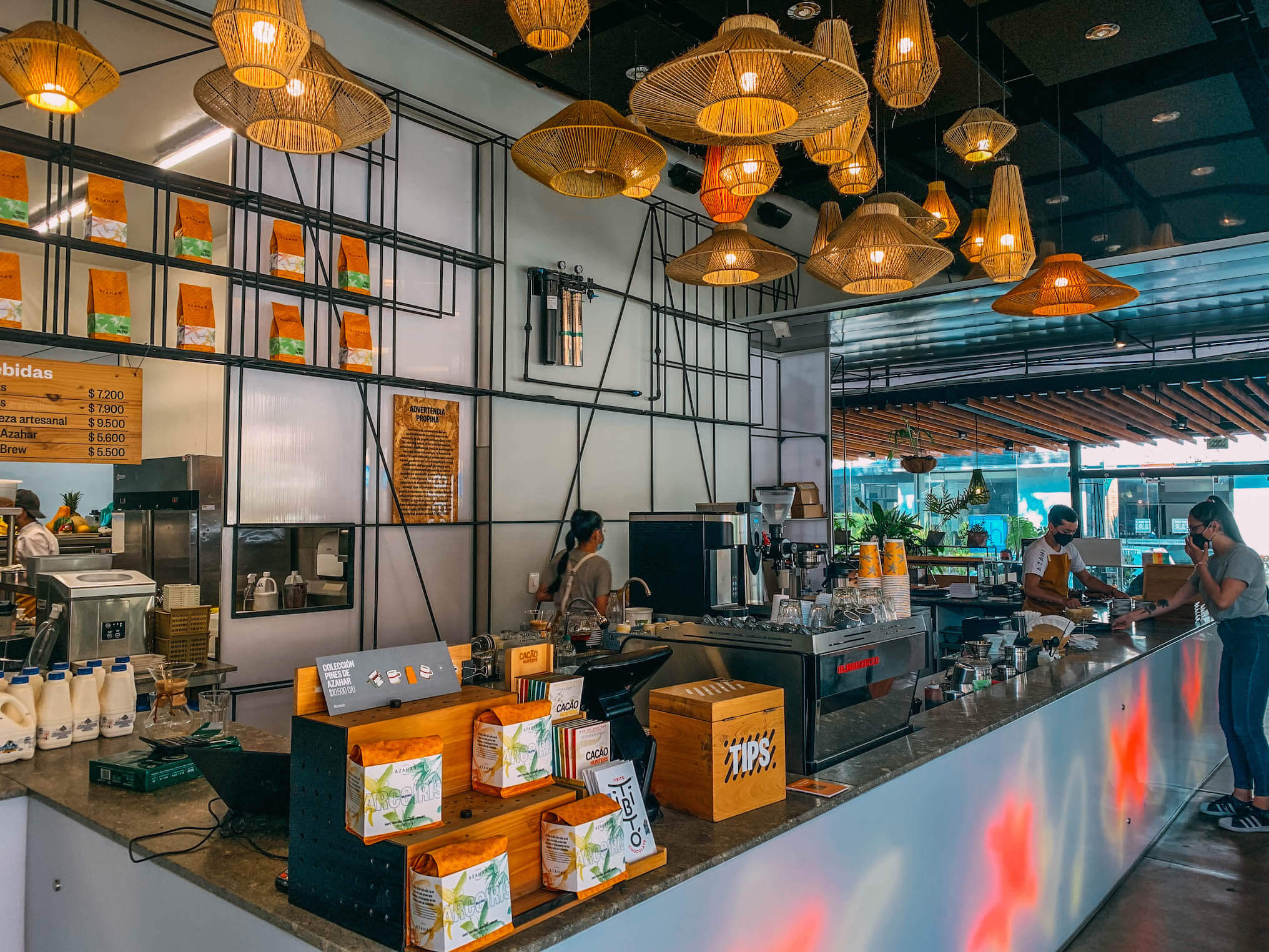 best cafes in Bogota colombia, cool cafes in Bogota, Azahar Bogota, wanderluluu