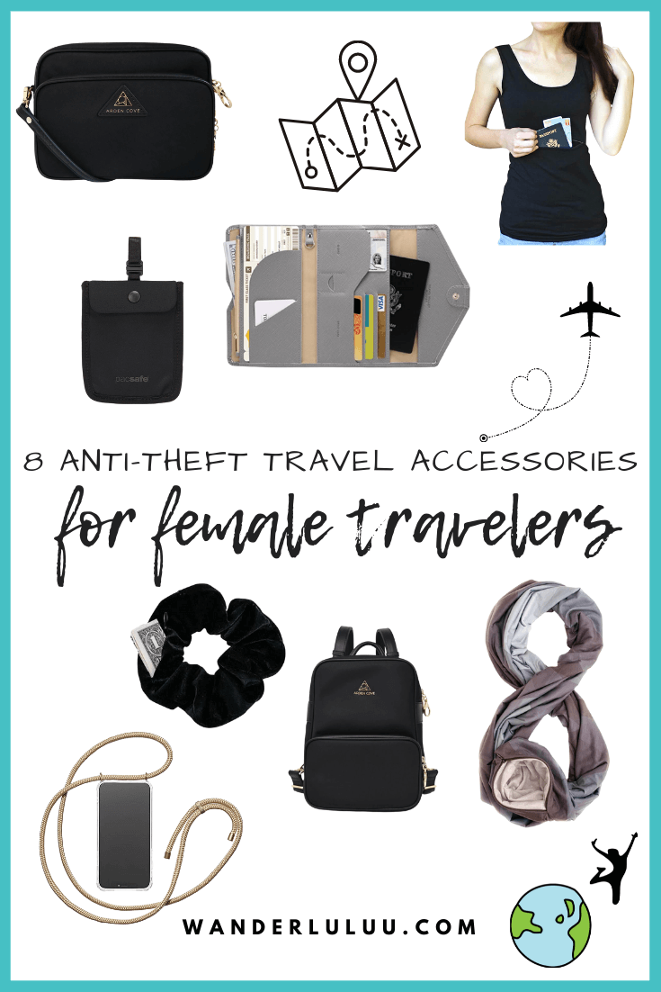 8 anti theft travel accessories for female travelers