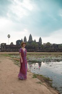 Siem Reap, Angkor Wat, What to do in Siem Reap, Siem Reap Guide, Cambodia, Best Photos of Angkor Wat, Wanderluluu, girl twirling Angkor Wat, Angkor Wat Photo Inspiration